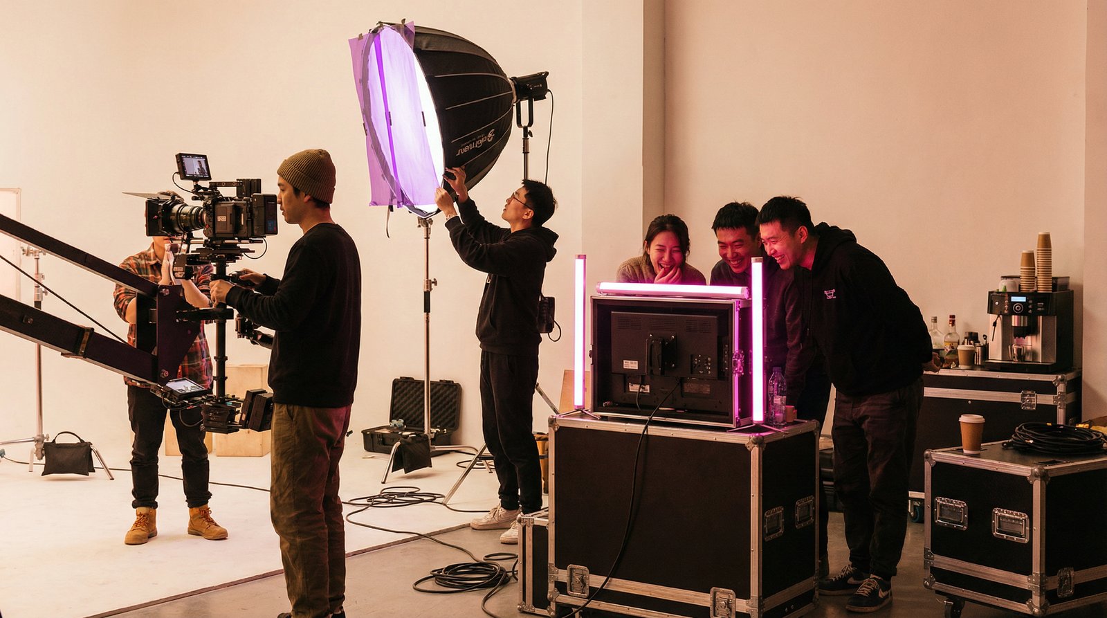 麻豆原创微电影制作现场传媒